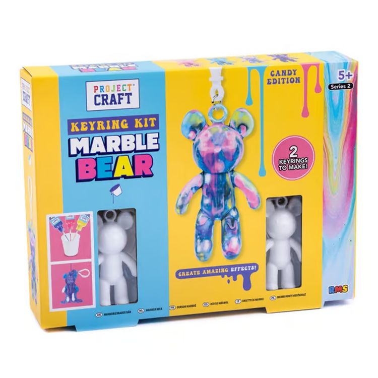 Marble Bear Keyring Kit  - Candy Edition image 1